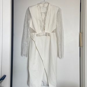 White lace dress stylish